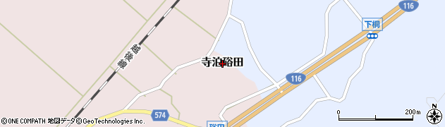 新潟県長岡市寺泊硲田周辺の地図