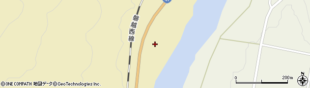 福島県西会津町（耶麻郡）上野尻（名子打田）周辺の地図