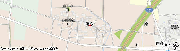 福島県喜多方市塩川町天沼（第六）周辺の地図