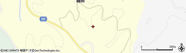 福島県二本松市木幡（中越）周辺の地図