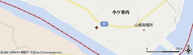 福島県喜多方市高郷町揚津（西原道下）周辺の地図