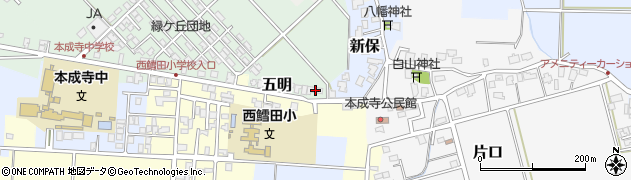 新潟県三条市西本成寺5周辺の地図