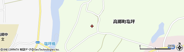 福島県喜多方市高郷町塩坪塩坪周辺の地図