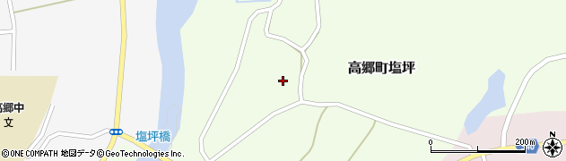 福島県喜多方市高郷町塩坪（塩坪）周辺の地図