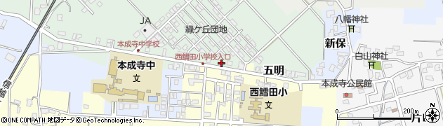 新潟県三条市西本成寺89周辺の地図