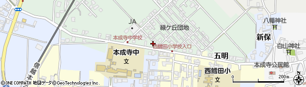 新潟県三条市西本成寺96周辺の地図