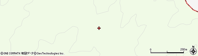 福島県川俣町（伊達郡）山木屋（境山）周辺の地図