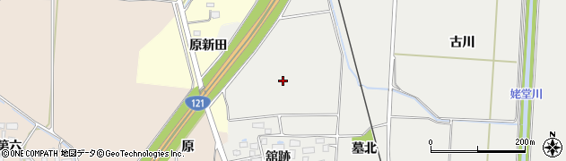 福島県喜多方市塩川町新江木（北原）周辺の地図