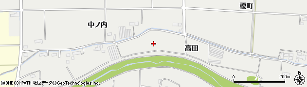 福島県南相馬市原町区下太田（高田）周辺の地図