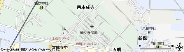 新潟県三条市西本成寺61周辺の地図
