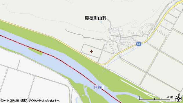 〒966-0924 福島県喜多方市慶徳町山科の地図