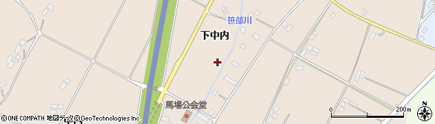 福島県南相馬市原町区馬場（下中内）周辺の地図