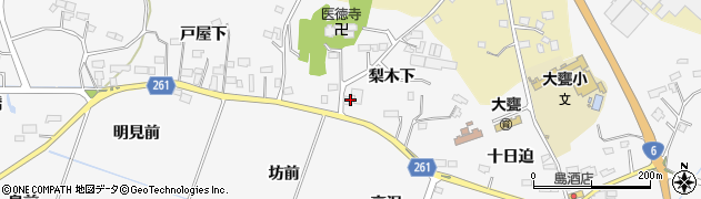 福島県南相馬市原町区大甕（梨木下）周辺の地図
