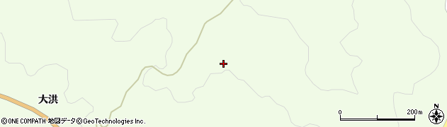 福島県川俣町（伊達郡）山木屋（中森山）周辺の地図