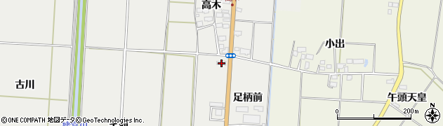 福島県喜多方市塩川町新江木谷地田4周辺の地図