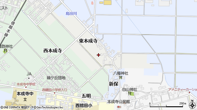 〒955-0818 新潟県三条市枝郷の地図