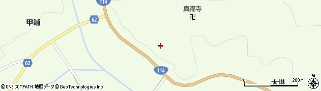 福島県伊達郡川俣町山木屋川きゅう山周辺の地図