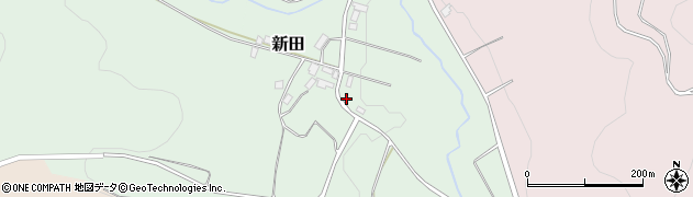 福島県二本松市新田104周辺の地図