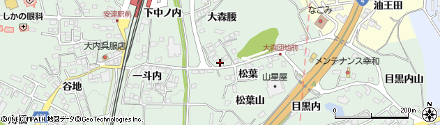 福島県二本松市油井大森腰9周辺の地図