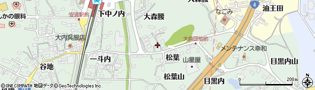 福島県二本松市油井大森腰8周辺の地図