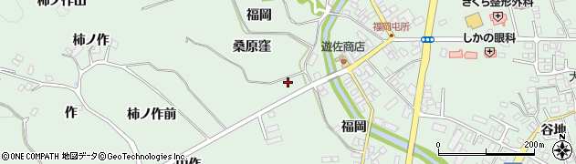 福島県二本松市油井桑原窪15周辺の地図