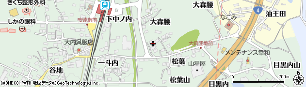 福島県二本松市油井大森腰22周辺の地図