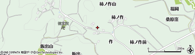 福島県二本松市油井作23周辺の地図