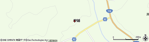 福島県伊達郡川俣町山木屋甲鋪周辺の地図