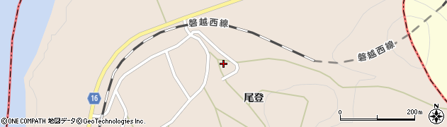 福島県西会津町（耶麻郡）登世島（寺ノ上甲）周辺の地図