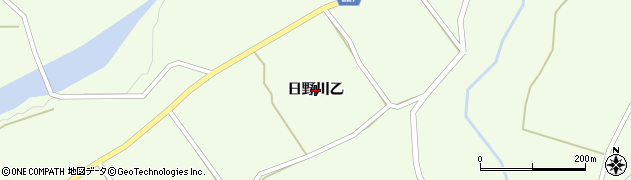 新潟県阿賀町（東蒲原郡）日野川（乙）周辺の地図