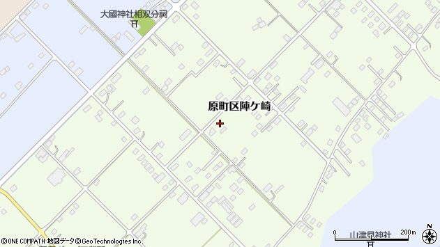 〒975-0065 福島県南相馬市原町区陣ケ崎の地図