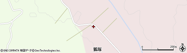 福島県喜多方市高郷町夏井狐塚3483周辺の地図