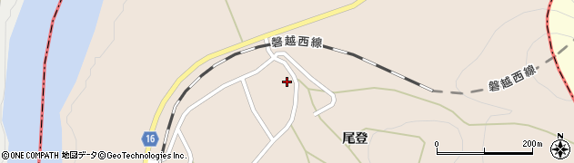 福島県西会津町（耶麻郡）登世島（早稲田甲）周辺の地図