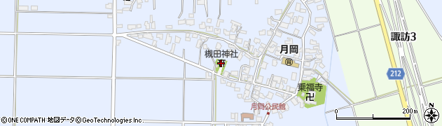 槻田神社周辺の地図