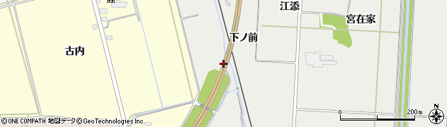 福島県喜多方市塩川町源太屋敷（檜ノ目）周辺の地図