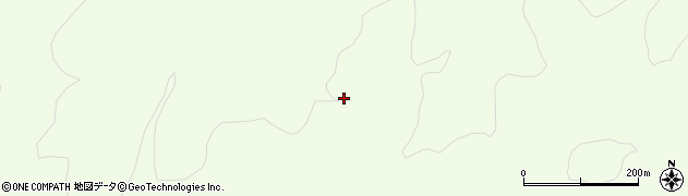 福島県川俣町（伊達郡）山木屋（地蔵山）周辺の地図