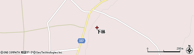 福島県喜多方市塩川町常世下林周辺の地図