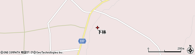 福島県喜多方市塩川町常世（下林）周辺の地図
