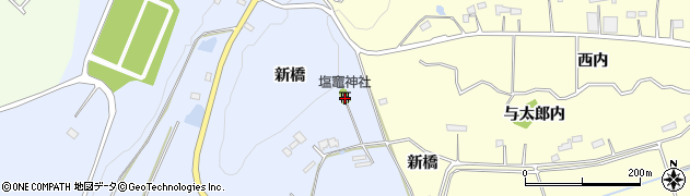 福島県南相馬市原町区上太田（新橋）周辺の地図