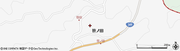 福島県二本松市針道笹ノ田73周辺の地図