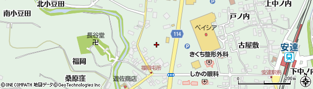 福島県二本松市油井（福岡）周辺の地図