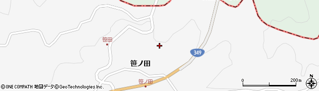 福島県二本松市針道笹ノ田115周辺の地図