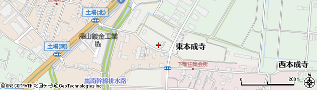 新潟県三条市東本成寺1554周辺の地図