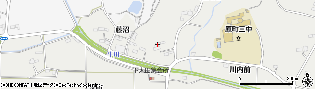 福島県南相馬市原町区下太田道内迫周辺の地図