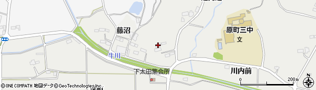 福島県南相馬市原町区下太田（道内迫）周辺の地図