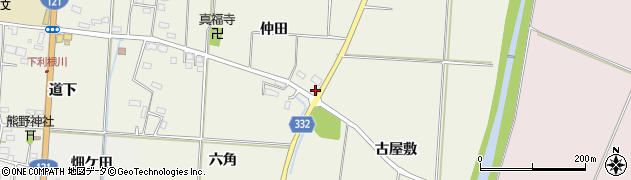 福島県喜多方市塩川町小府根古屋敷40周辺の地図