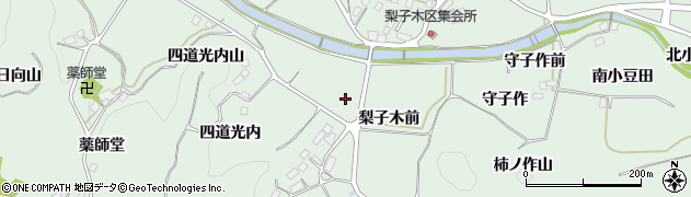 福島県二本松市油井（梨子木前）周辺の地図