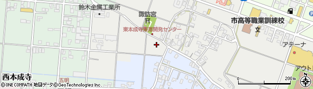 新潟県三条市東本成寺24周辺の地図