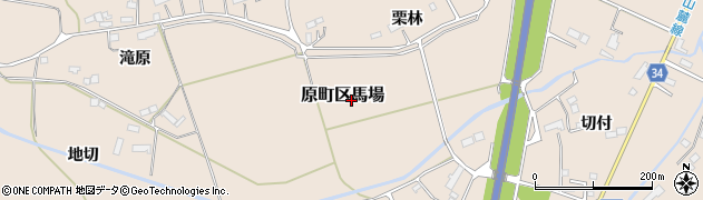 福島県南相馬市原町区馬場周辺の地図