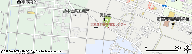 新潟県三条市東本成寺25周辺の地図